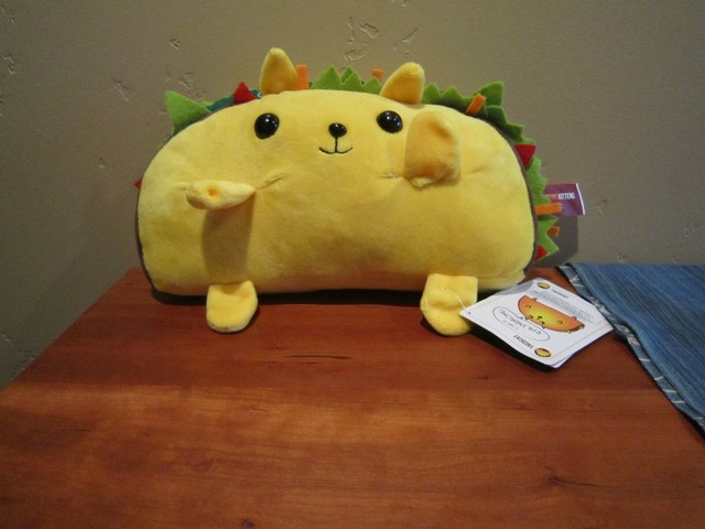 NEW Exploding Kittens Tacocat Plush 10 inches long with bonus card | eBay
