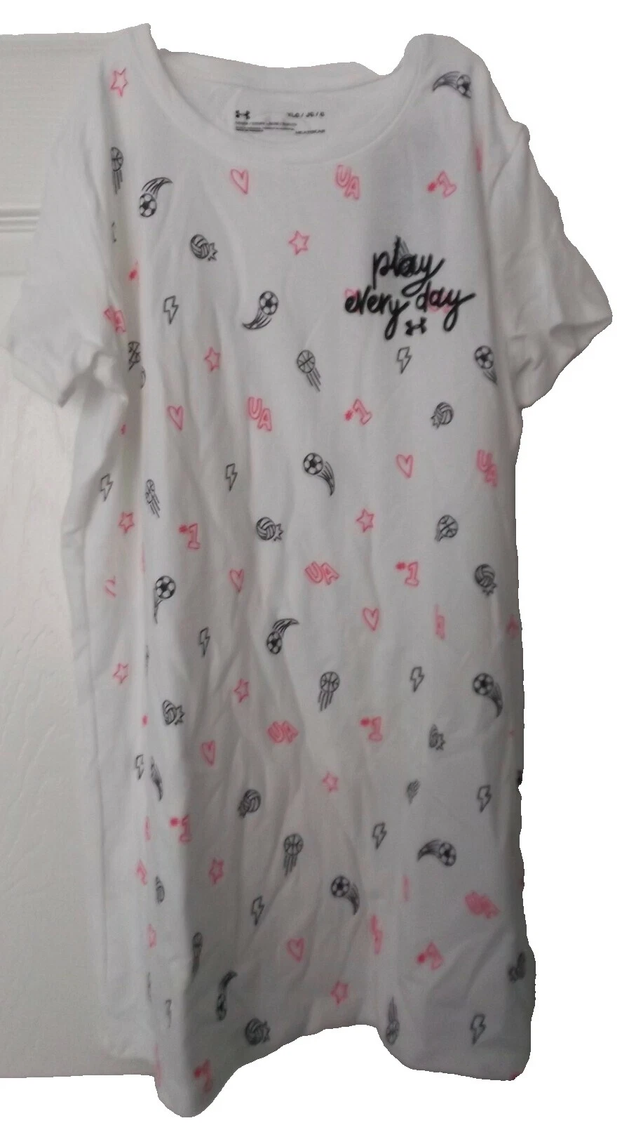 Under armour Crew Neck Polyester Youth Exercise Tops & Jerseys