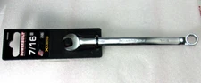 Powerbuilt 7/16 Inch Fully Polished Long Pattern SAE Combination Wrench - 640440