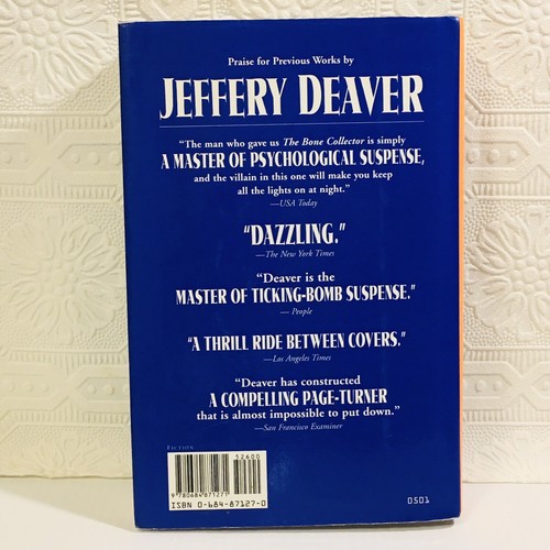 The Blue Nowhere : A Novel - 0684871270, Jeffery Deaver, hardcover - Picture 2 of 2