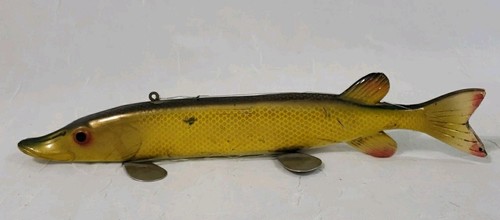 VINTAGE ICE KING FISH DECOY 9 1/2” SPEARING LURE PIKE MUSKY *Read - Picture 6 of 13