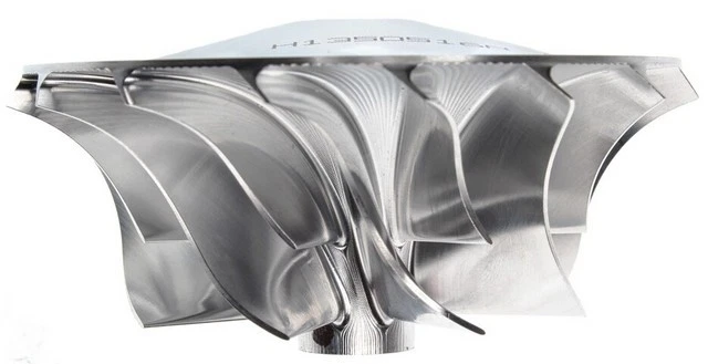 马勒 286TX21010000 涡轮增压器 压缩机 轮 适用于 03-04 道奇 2500 3500 — 第 3/4 张图片