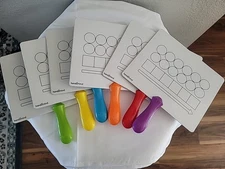 Hand2Mind Elkonin Box Magnetic Answer Boards Set of 6 (Replacement Boards Only)