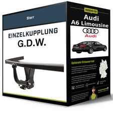 Starre Anhängerkupplung für AUDI A6 Limousine 04.2004-08.2011 Typ 4F/C6 G.D.W.