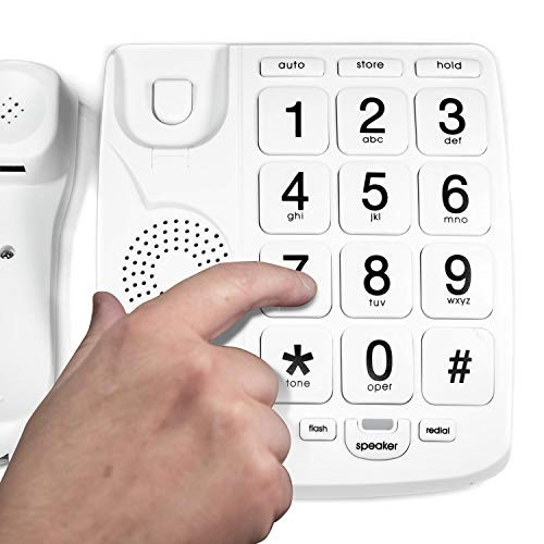 TBBP-4-WH Seniorentelefon - Großtasten Festnetztelefon für Senioren - Bild 5 von 8