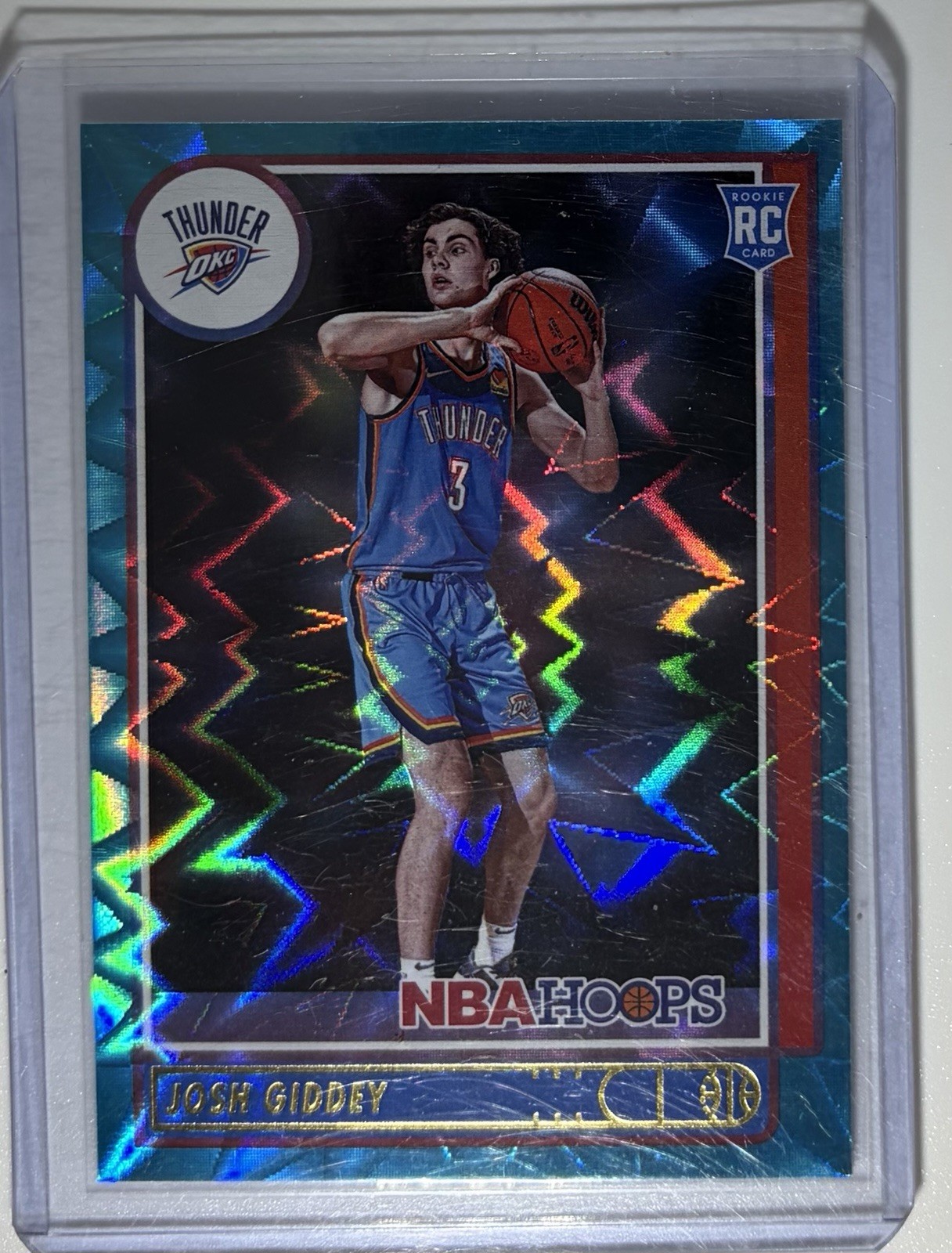 2021-22 Panini NBA Hoops - Rookies Josh Giddey #202 Teal Explosion (RC)