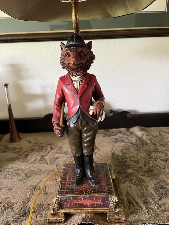 复古 Fox Hunter 古董老式 Ralph Lauren 人类学美学灯 — 第 2/4 张图片