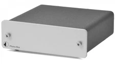 Pro-Ject Phono Box DC MM/MC Phono Preamp with Line Output (Silver)