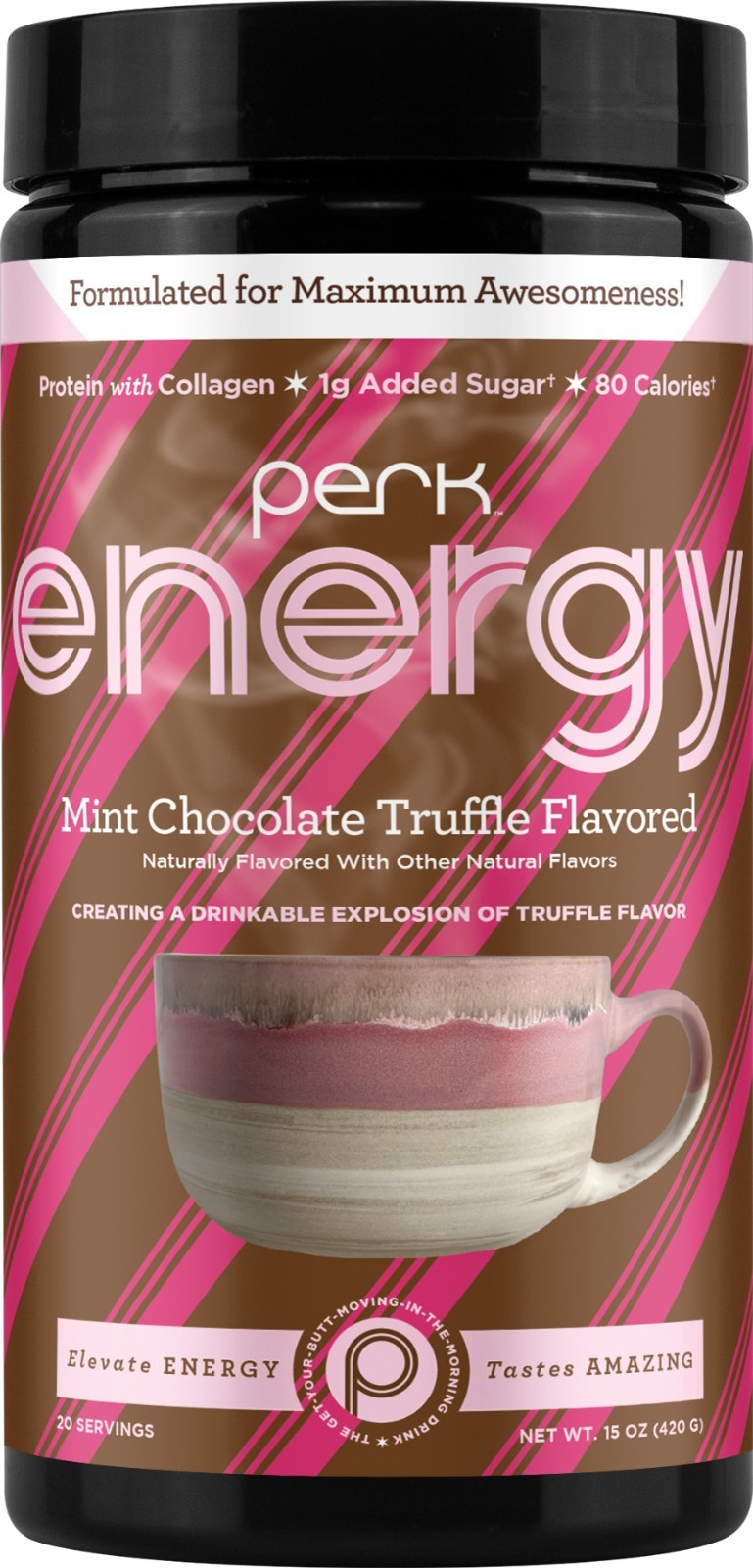 Напиток Perk Energy Original со вкусом мятного шоколада и трюфелей в порошке 20 порций 5990₽