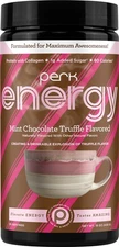 Perk Energy Original Mint Chocolate Truffle Flavored Drink Powder (20 Servings)