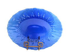 Vintage Avon  13 1/2  Oval Platter Royal Sapp...