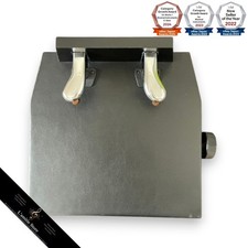 Twin Pedal Black Durable Metal Plastic High Performance Adjustable