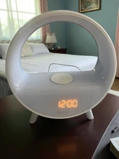 Dekala Arches Sunrise Alarm Clock w/ 15W Fast Wireless Charging, White Noise