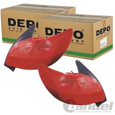 2x DEPO RÜCKLEUCHTEN SATZ passend für PEUGEOT 206 LINKS+RECHTS
