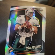 2025 Panini Prizm Black - Dan Marino #81 Silver Prizm Miami Dolphins