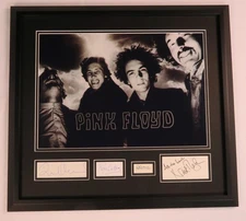 Syd Barrett PINK FLOYD Signed Autograph Auto Photo Display by 4 JSA BAS