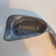 Pro Pride Z-Model II Mid Size 3 Iron Golf Club - Black Dot - Right Hand