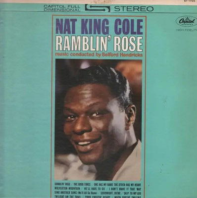 Nat King Cole Ramblin Rose Capitol Vinyl LP