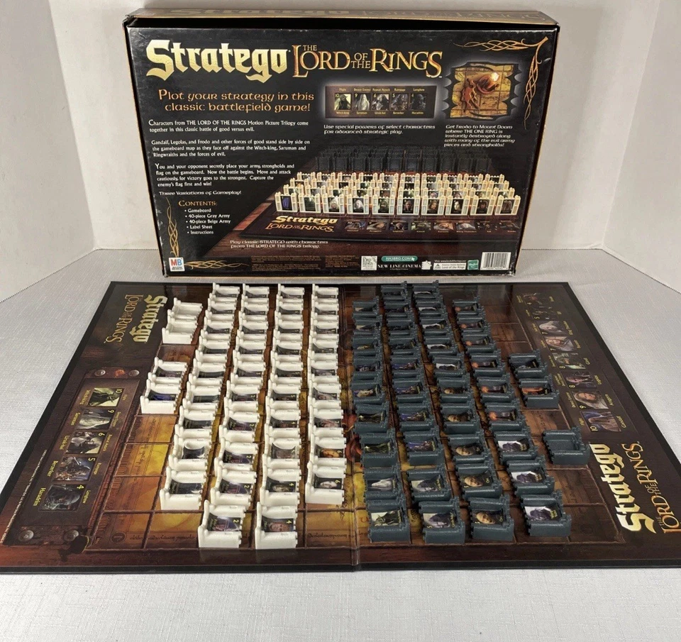 Stratego The Lord of the Rings Trilogy Edition Board Game 2004 - Image 2 of 4