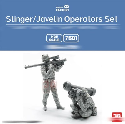 MAGIC FACTORY 7501 1/35 STINGER JAVELIN OPERATORS SET