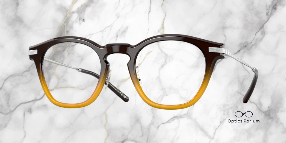 Óculos unissex OLIVER PEOPLE OV5496 1746 Len uísque degradê prata 49 mm - Imagem 2 de 3