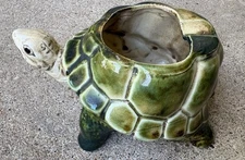 Vintage Ceramic Turtle Ashtray or Small Planter