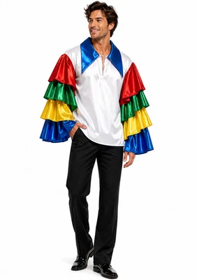 Rio / Salsa Dancers Shirt , Frilled Sleeve 48/50” - Image 1 of 4