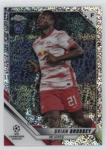 2021 Chrome UEFA Champions League Speckle Refractor Brian Brobbey Rookie RC 10no