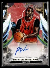 2025-26 Topps Inception Red Patrick Williams Auto /75 Chicago Bulls #AC-PW