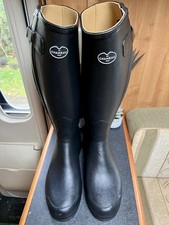 Le Chameau Chasseur Leather Lined Wellingtons UK 12 Calf 46 NW0T RRP £500