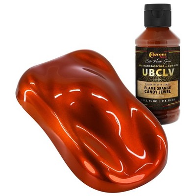 CMJ Color Master Jewel Automotive Paint - Flame Orange Candy Jewel- 4oz