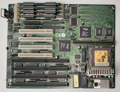 Shuttle HOT-541 Sockel 7 ISA retro Mainboard + Cyrix ST6X86 P166+ + 32MB RAM