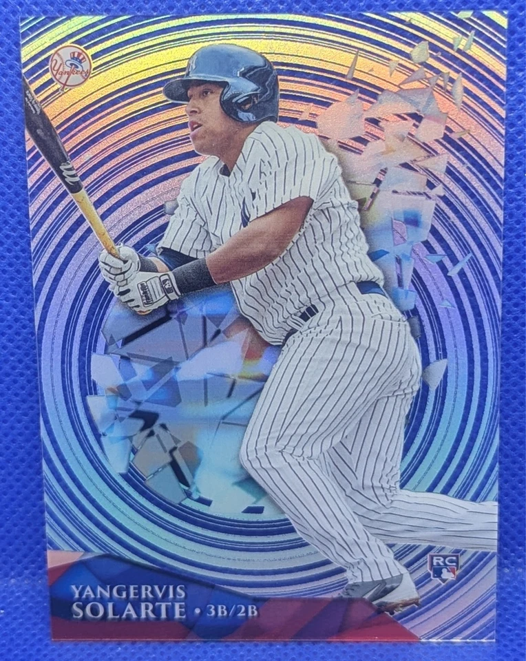 YANGERVIS SOLARTE 2014 Topps High Tek WHIRLPOOL Pattern RC Rookie #HT-YS YANKEES - Image 3 of 4