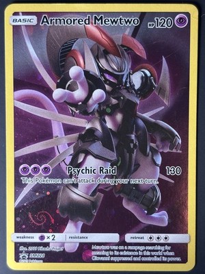 Full HD SWIRL Armored Mewtwo SM228 SM Holo Fullart Promo LP