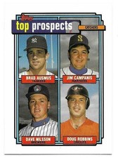 BRAD AUSMUS 1992 TOPPS ROOKIE CARD NM-MT+ CONDITION. rookie card picture