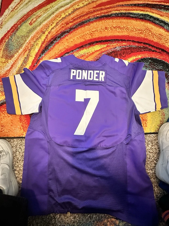 Camiseta Nike NFL On Field de los Minnesota Vikings Christian Ponder (talla 52 XXL) Foto 4 de 4