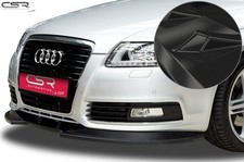Cup Spoiler Lippe Front Ansatz Schwert ABE Glossy für Audi A6 4F CSL106-G