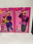 Vintage Barbie New On Card 1995 Fancy Date Fashions 2 Fashion Cards #68305