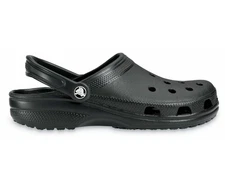 Crocs Unisex Classic Clog Roomy Fit Waterproof & Comfortable Shoes, Black, Sizes