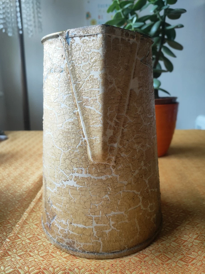 Contemporary Fine Art galvanized zinc jug with Geese Mothers and Goslings scene - Image 4 of 4