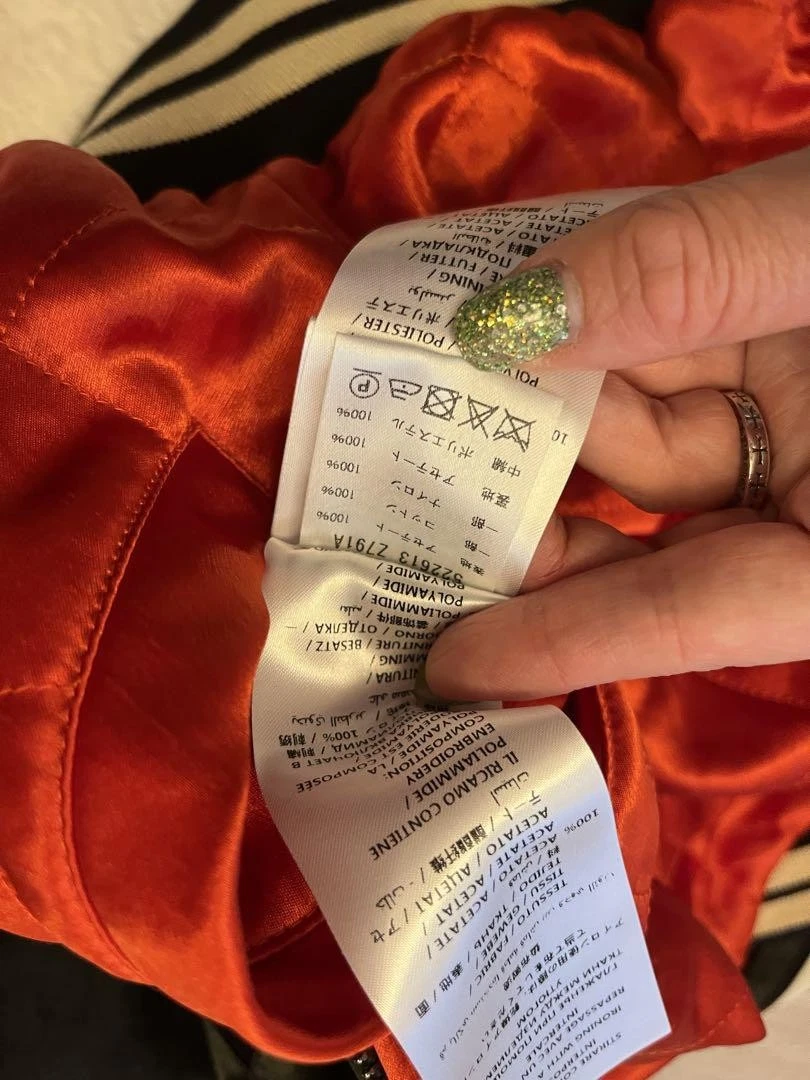 Gucci Giubbotto Bomber Reversibile Rosso Cachi Taglia 44 Usatoo