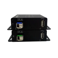 USB 2.0/1.0 Over Fiber Extender to Max 5 Kilometers Over 1 Singlemode or Max ...