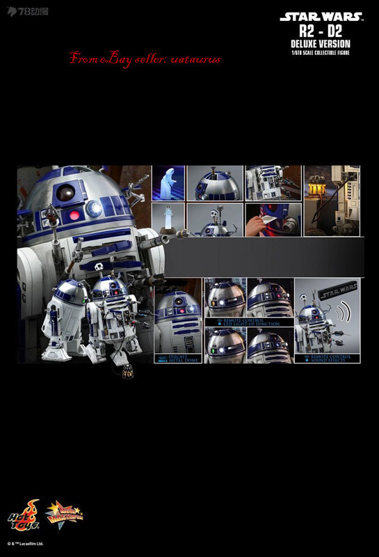 Perfect HotToys 1/6 Mms511 R2-D2 Deluxe Version Star Wars In Stock