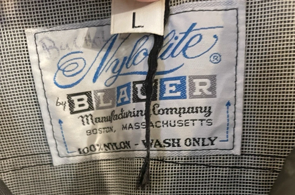 vNTG Blauer Mens Black Tactical Jacket Sz 4XL Hooded & Zippered Pockets Nylon - Image 2 of 4