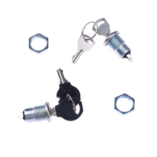 1 Set 12mm Stainless Steel Electronic Key Switch Phone Lock S1203 2PIN 2 Keys - Zdjęcie 7 z 11