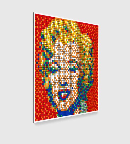 Rubik Shot Red Marilyn Space Invader - Picture 10 of 12