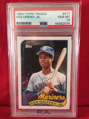 1989 Topps Traded Ken Griffey Jr Rookie Card RC PSA 10 🚨🚨