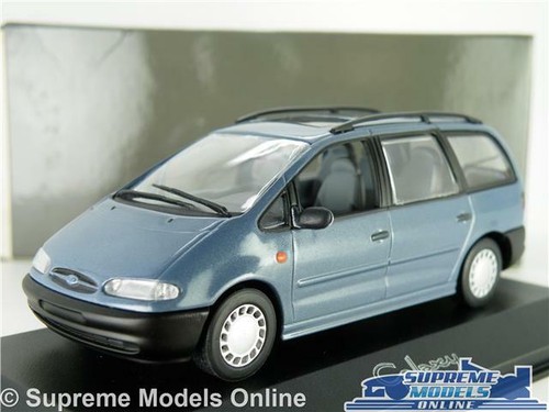 Ford Galaxy Bleue 1995 - Minichamps 1/43 - Miniature Collection Très Bon État