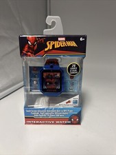 Marvel Spider-Man Interactive Kids Smart Watch 26 Games Fitness Tracker Camera