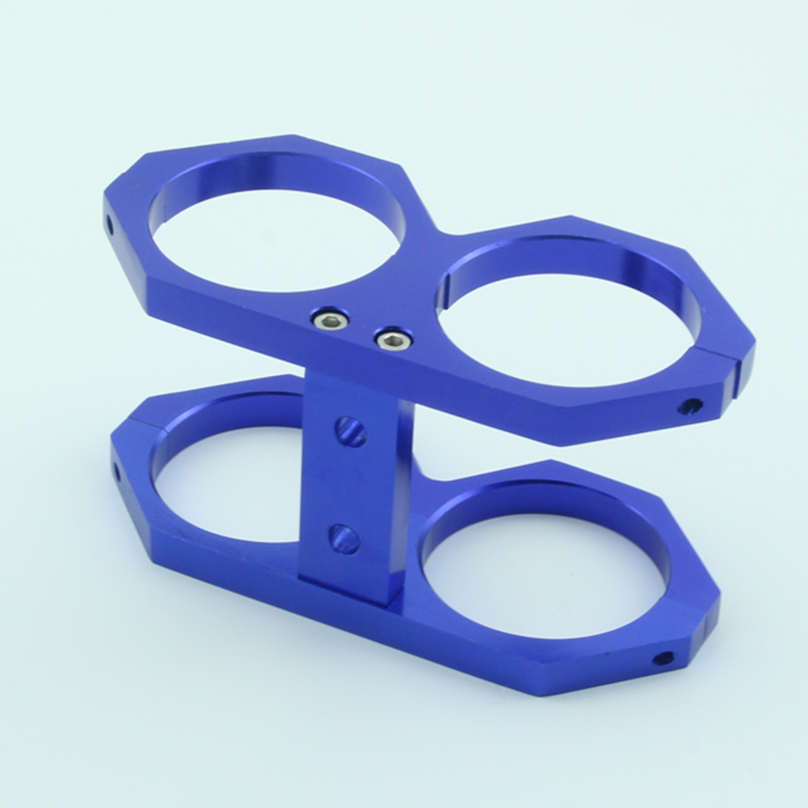 Universal Twin Bosch 044 Fuel Pump Mounting Bracket Clamp Cradle In